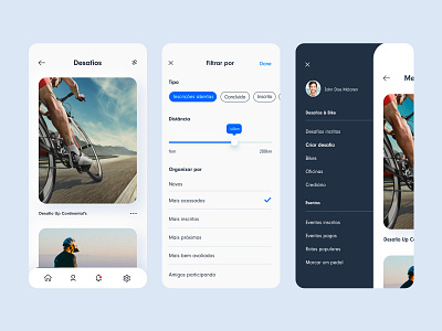 Cycling App Design