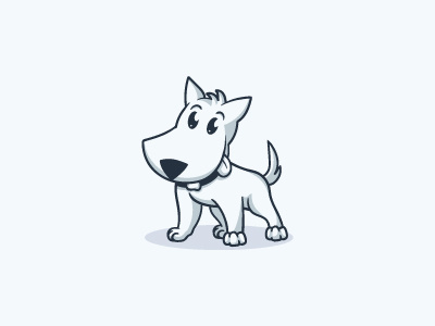 Cute Puppy Illustration - Part II animal awesome cartoon cute dog drawn hand illustration logo made minimal puppy