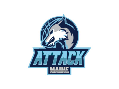 Main Attack Basketball Logo aggressive awesome basketball beast illustration logo sport wolf