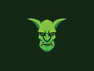 Gobiln character design goblin green illustration mascot vector