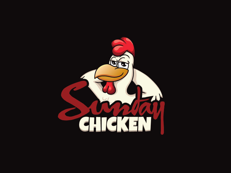 Chicken logo design.