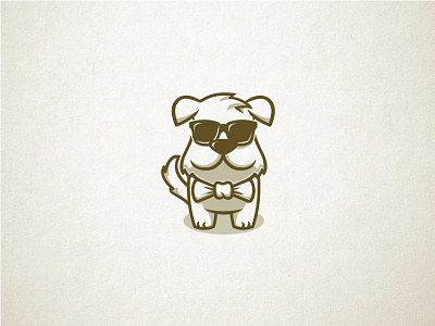 Cool Puppy animal cartoon cool dog drawn fun illustration pet puppy vector