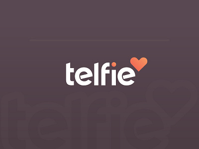 telfie logo design design logo logotype modern simple unique vector