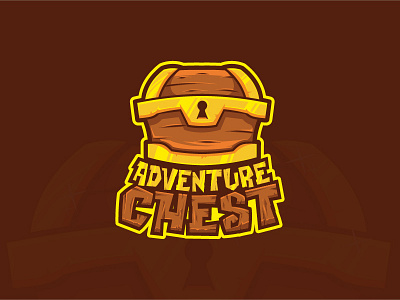 Adventure Chest Logo adventure cartoon chest design game illustration logo quest vector