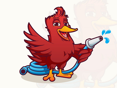 Bird Mascot bird cartoon character cute design funny illustration mascot