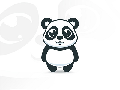 Cute Panda animal cartoon character cute design funny hand drawn illustration mascot panda playful vector
