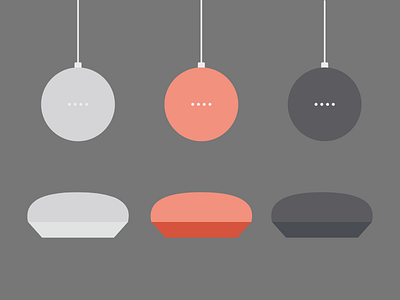 Google Home Mini Illustrations