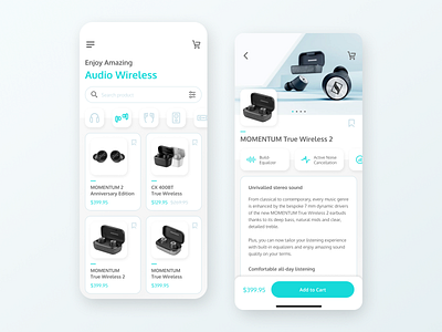 Product Listing App Concept 1