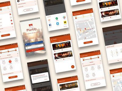 Planup - App app concept design mobile app mobile app design ui ux