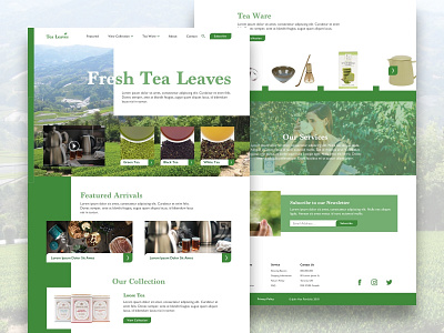 Tea Leaves - Landing Page