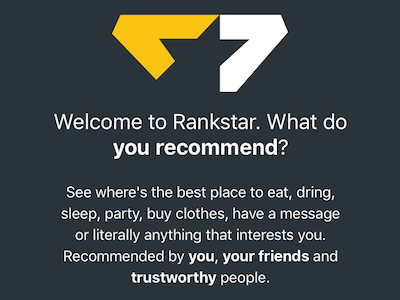 RankStar - Onboarding