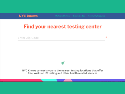 "NYC Knows" accessible design dev landing page lgbt nyc pride service design web development webdev