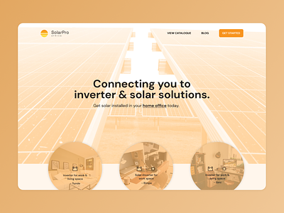 WIP landing page for SolarPro Africa africa branding clean energy design energy landing page product design solar ui