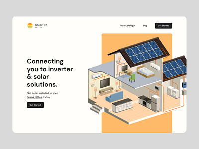 WIP  landing page for SolarPro Africa - Version 2