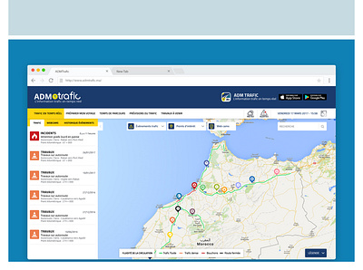 adm trafic traffic ux webdesign