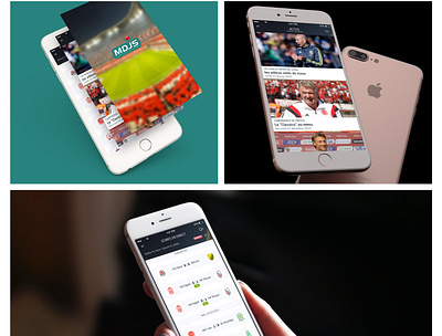 MDJS | La Marocaine des Jeux & des Sports mobile app app design football game mobile mobile app mobile app design sketch ui ui design ux