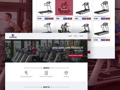 Get Discount on Gym Products apptunix design development dribbble dribbbleshot fitness gym sketch userinterface website workout