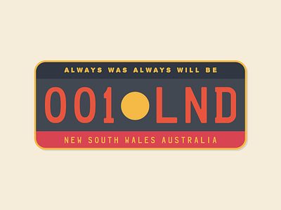 Aboriginal License Plate aboriginal australia illustration land license politics prompt