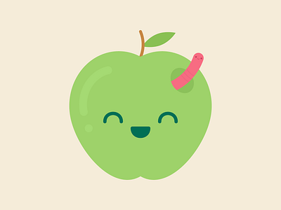 Apple & Worm