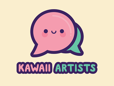 Kawaii Artists art artists chat cute discord kawaii logo server