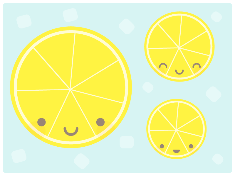 Cute Lemons by Kassy on Dribbble