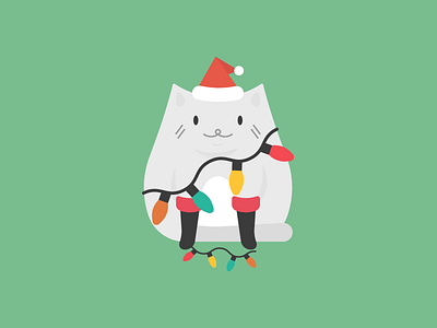 Meowy Christmas cat christmas cute december kawaii meowy christmas