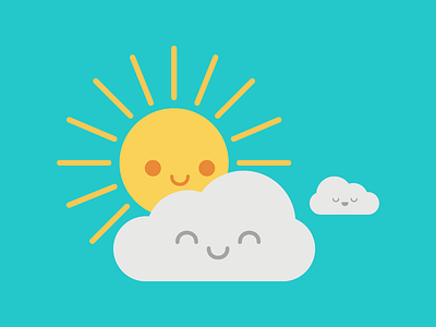 Happy Sun Hugs by Kassy on Dribbble