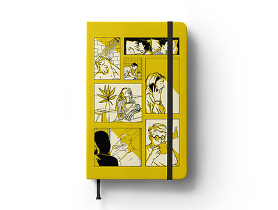 SB Marketing Notebook 2021 comics design illustration mockup moleskini note book storyboard