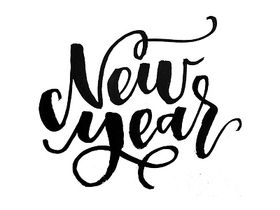 Hello 2017 calligraphy hand lettering hand type holidays lettering new year type typography