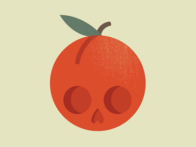 Evil Peach art design food gif graphic graphic design illustration peach vector