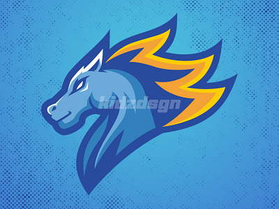 Horse Mascot Logo