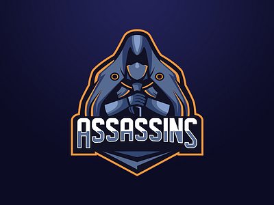 Assassins Logo For Sale assassins champion esport gaming illustration illustrator logo logo design logo esport logo mascot logo sport mascot