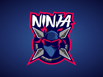 Ninja Logo ( Logo For Sale ) design esport gaming illustration illustrator logo logo branding logo design logo esport logo sport