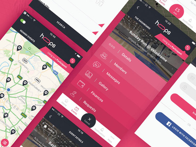 Hoops Connect App Screens Snapshot app app design branding design digital graphic design icon ios mobile ui ux