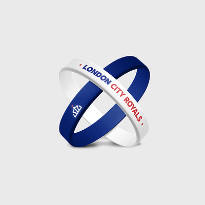 London City Royals Basketball Logo Branding Wristbands branding branding design design graphic design logo merchandise wristband