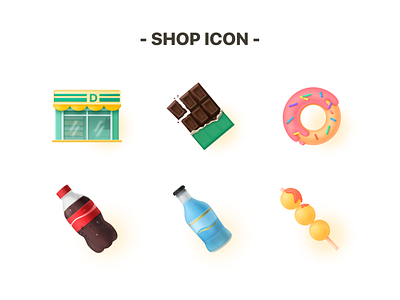 shop icon design icon illustration ui