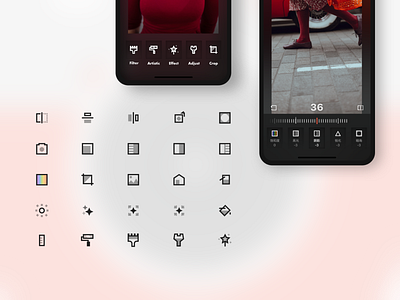 Filter camera APP ICON app design icon ui