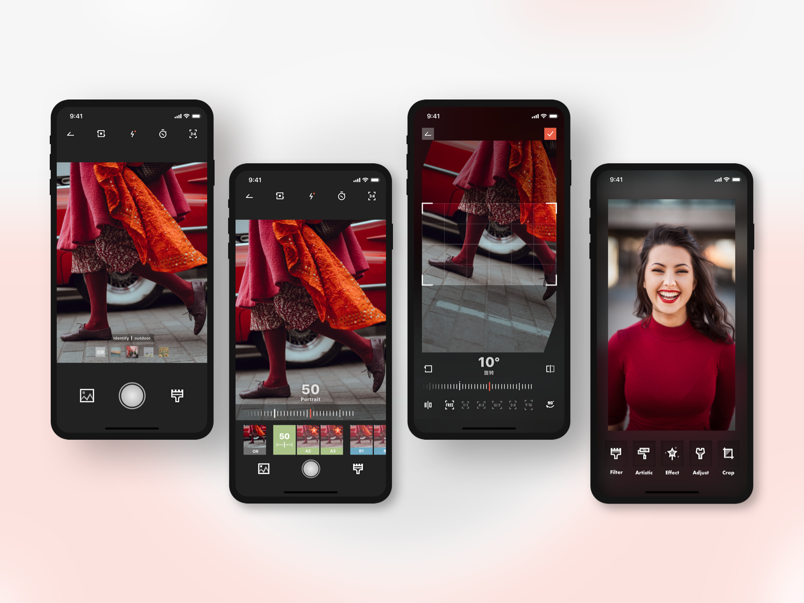 Filter camera APP by wang_selina on Dribbble