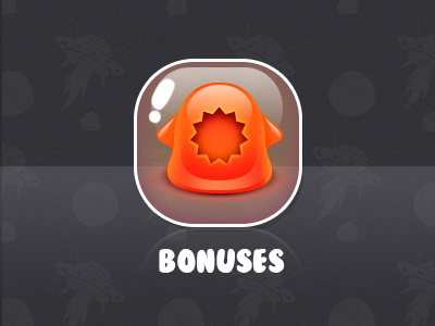 Button "Bonuses" bonuses button game jelly ui