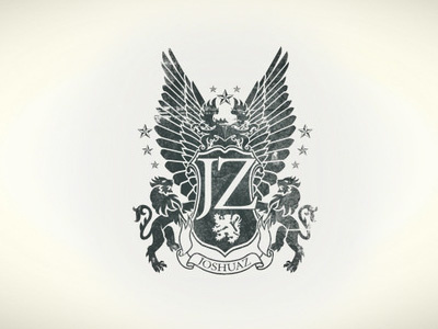 Joshuaz Logo branding corporate identity crest grunge heraldry icon logo logos