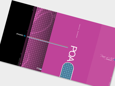 Poa Folder design folder pink print