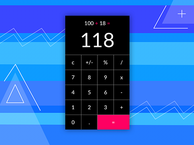 Daily UI #004: Calculator