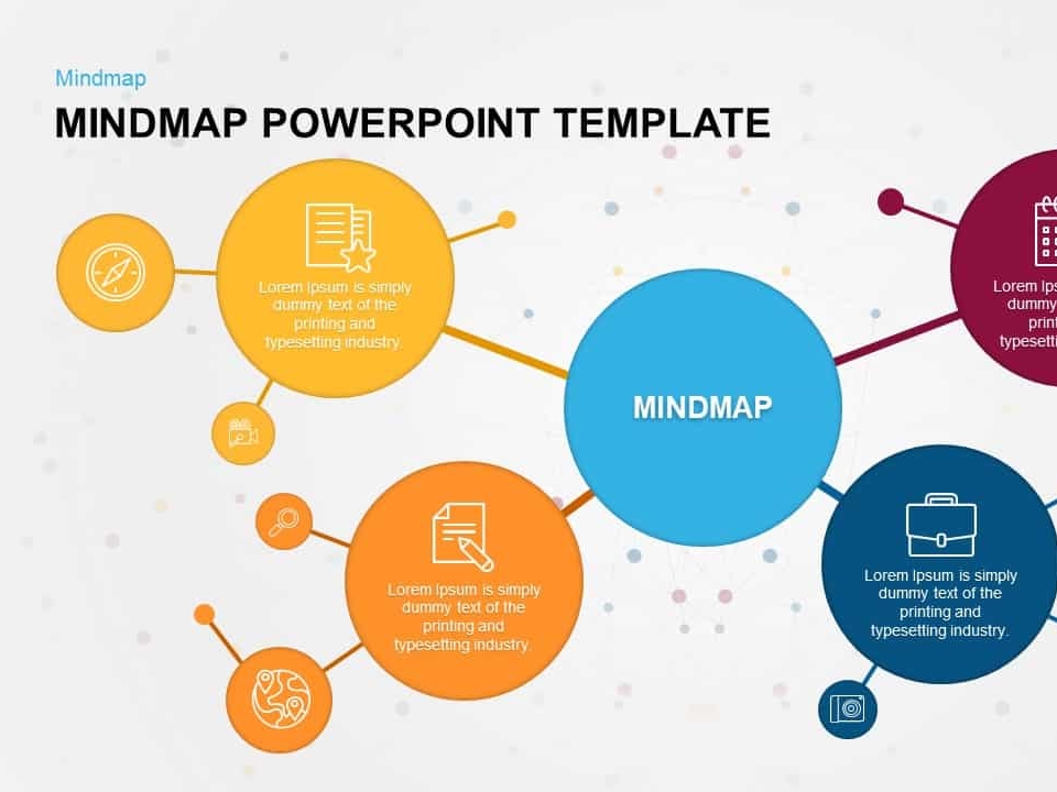 Mind Map Powerpoint Template by Slidebazaar on Dribbble