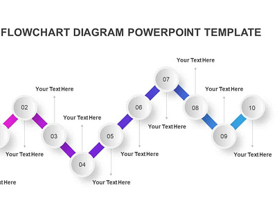 Flow Chart Diagram Powerpoint Template free powerpoint template