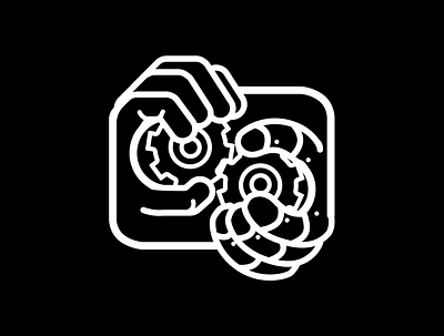 Human-Computer Interaction Logo branding logo