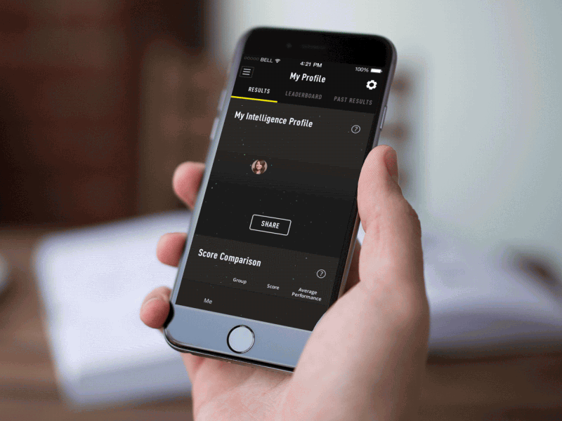 App Animation animation app design gif profile ui ux web