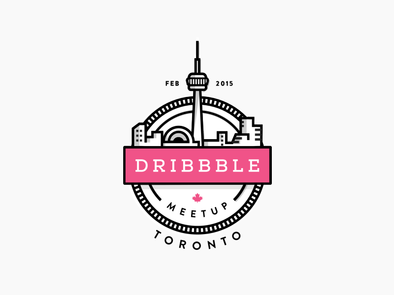 Toronto Meetup Badge Animation animation badge buildings city dribbble icon illustration meetup skyline toronto