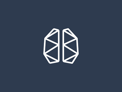 Brainstation Logo brain brainstation brand branding education geometric icon learning lines logo mark