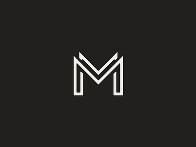 1000 letter logo m mark monogram