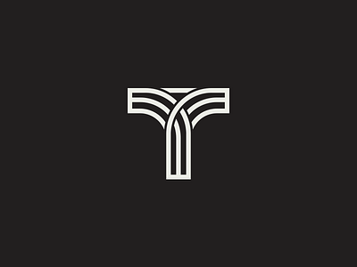 Tau font letter lettering lines logo mark t type
